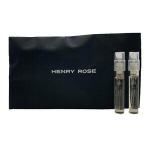 Henry Rose Char & Queens & Monsters Eau De Parfum 2 Samples .05 Oz/ 1.5ml Each